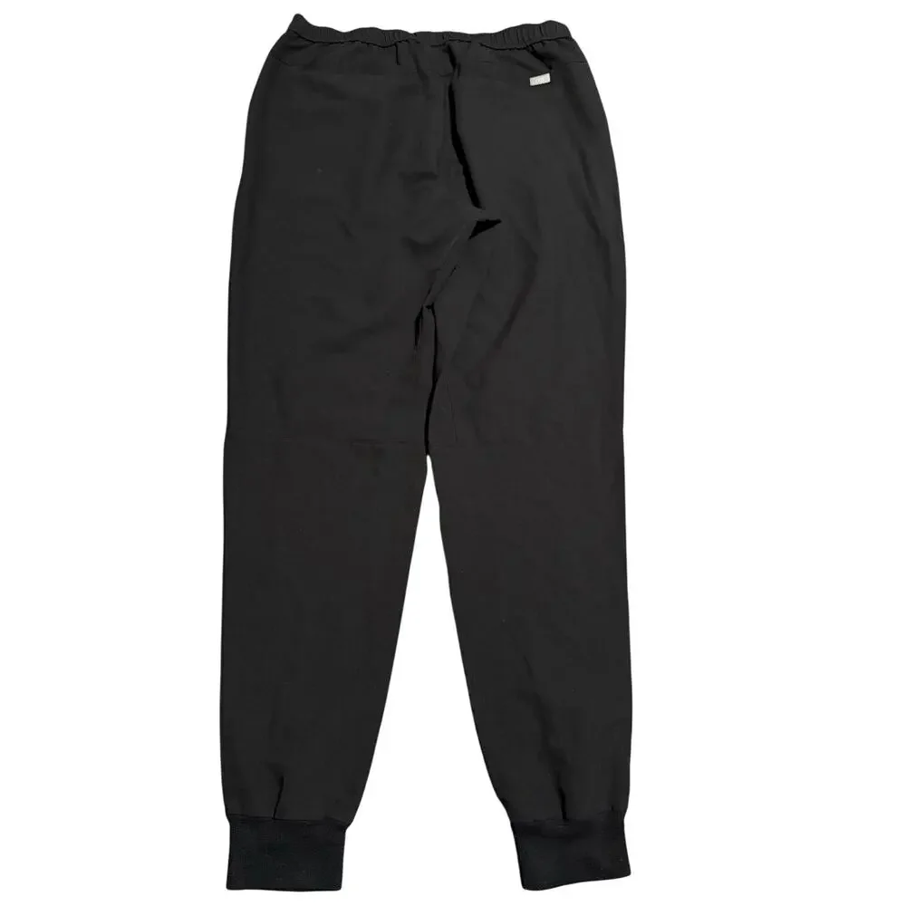 Figs Tansen Jogger Scrub Pant, Black & Gray, Medical, Men's Size XL Tall